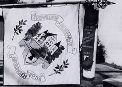 Fahne von 1958 - Es ist die heute verwendete Fahne.